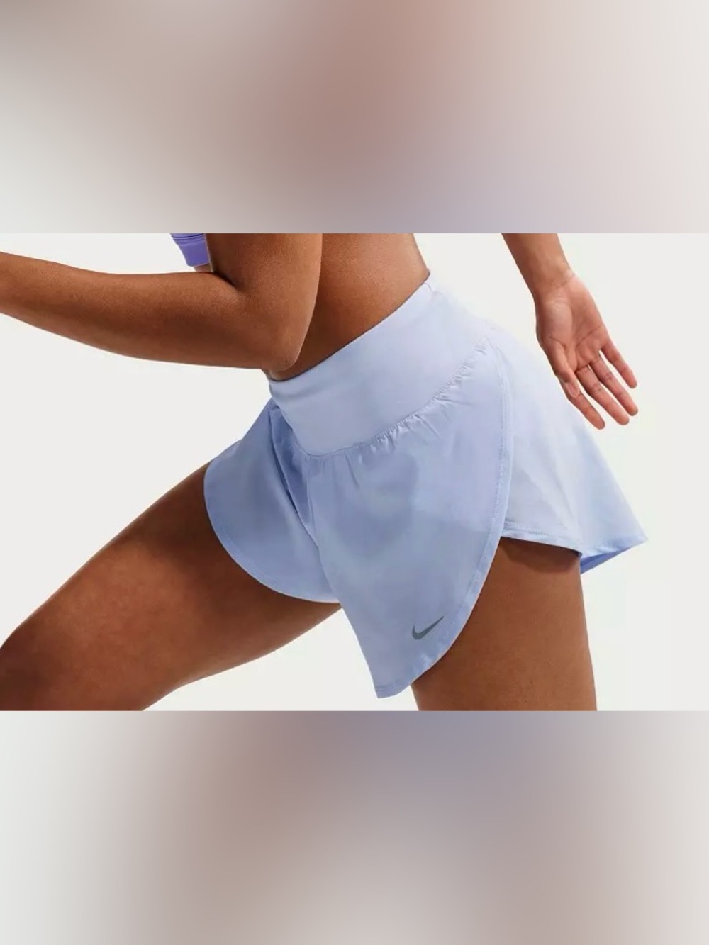 Nike Women's Sky Blue Athletic Skort with Built-In Shorts